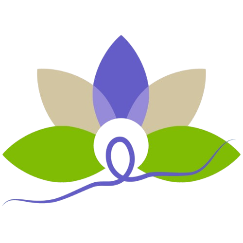 Favicon con flor de loto logo de Carolina Marino salud holística